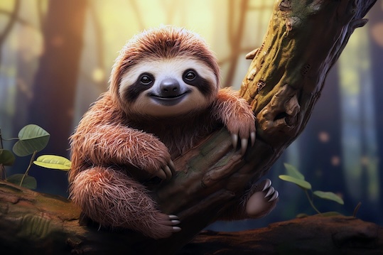 cute sloth